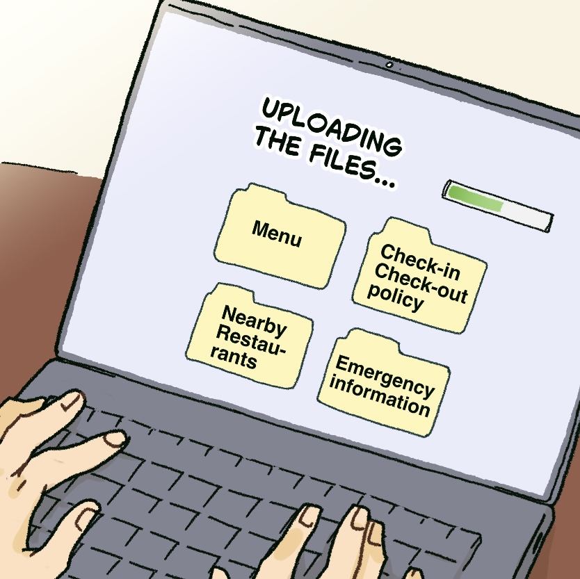 Setup step 2: Upload